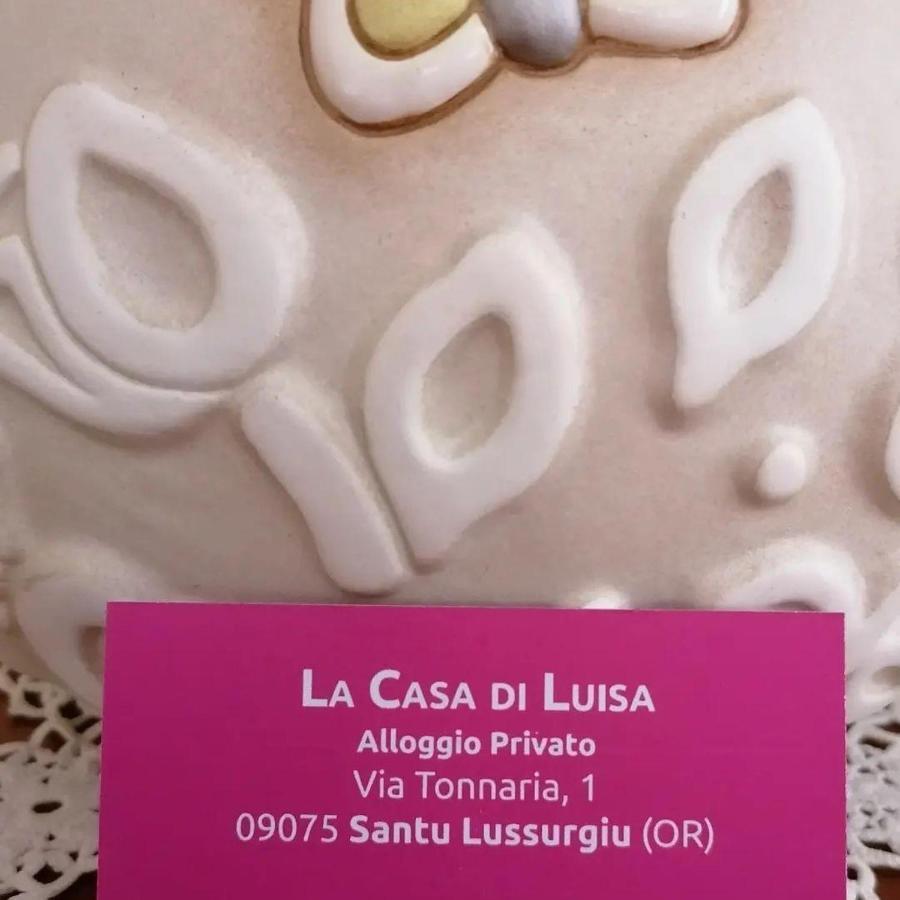 Appartamento La casa di Luisa Santu Lussurgiu Esterno foto